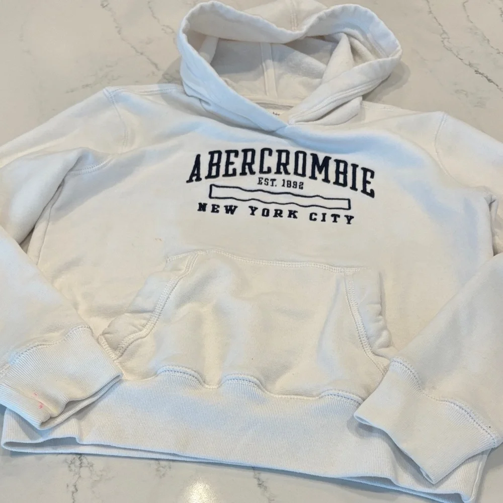 Abercrombie Kids Soft White Pullover
